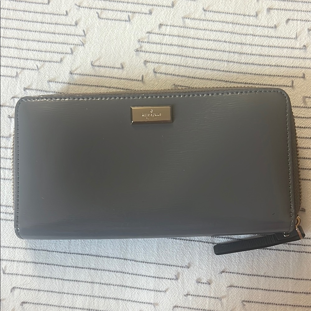 Kate Spade Charcoal Zip-Around Wallet